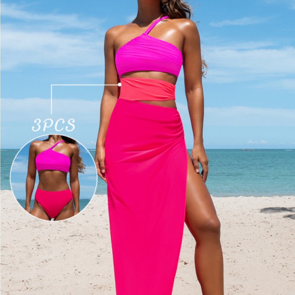 Vibrant Pink Bikini Set